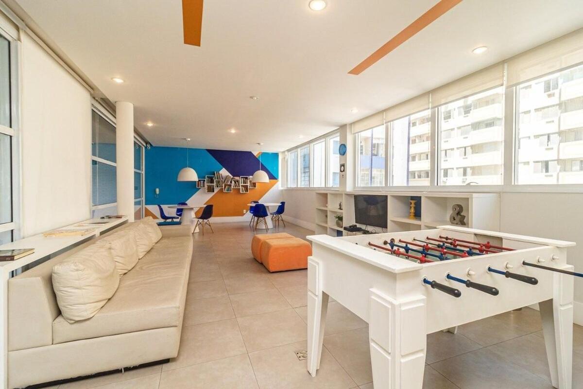 Studio Moderno Em Condominio De Luxo Pe Na Areia Сантос Экстерьер фото